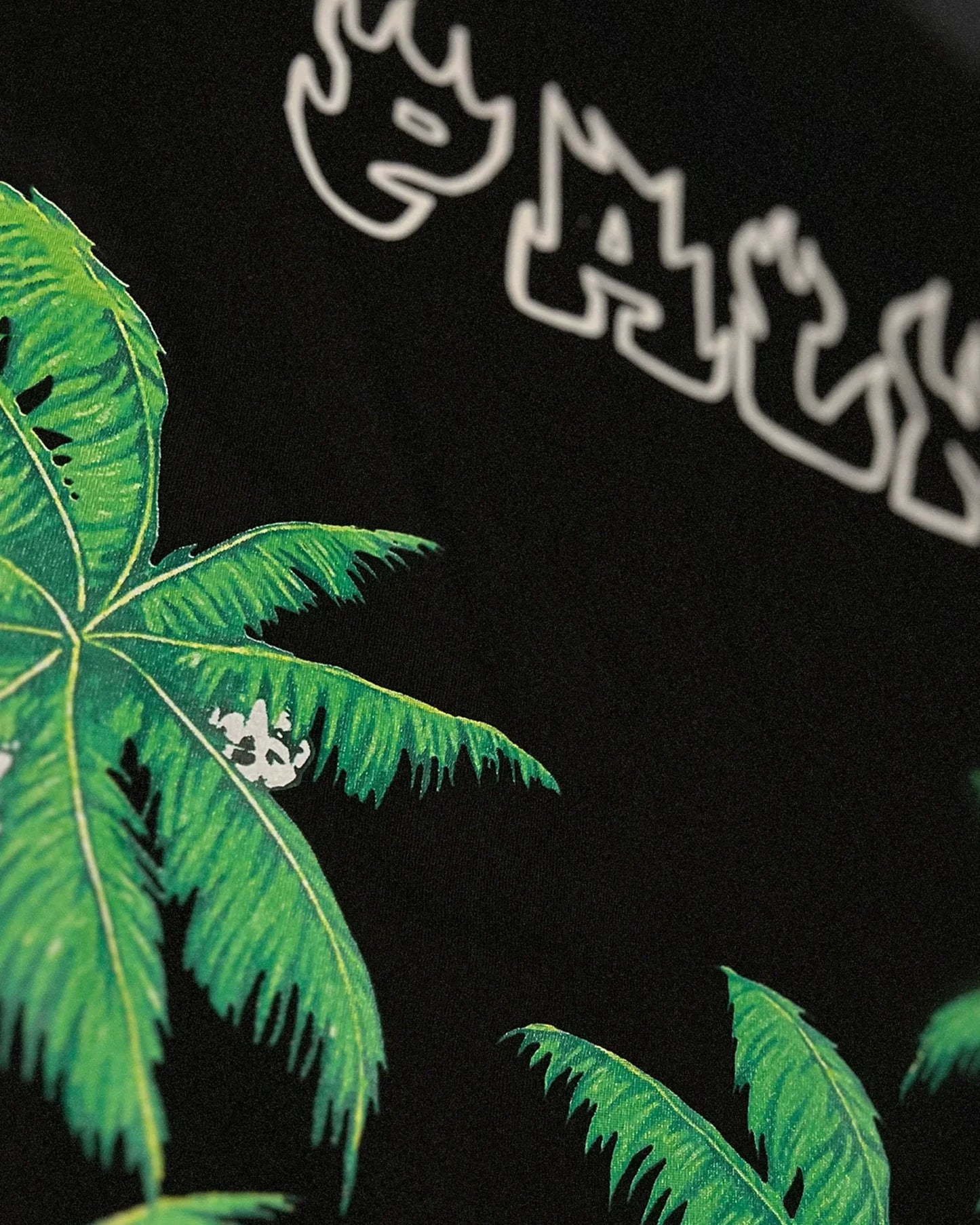 Palm Angels - Palms & Skulls Vintage T-Shirt - Black