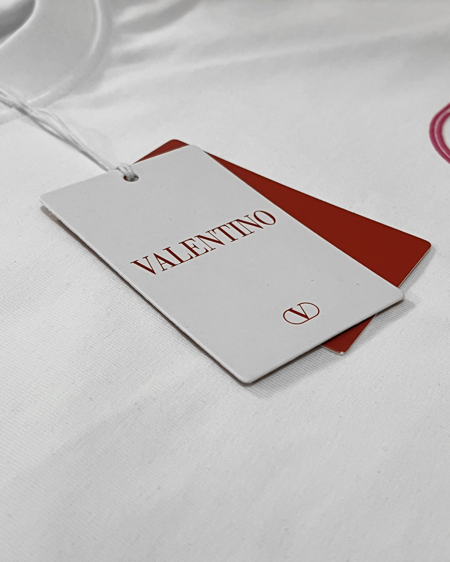 Valentino – Tričko s logem ve stylu písma – bílé