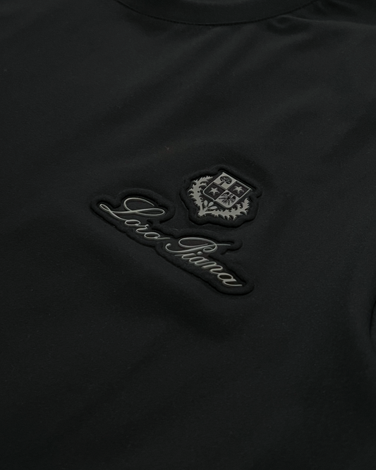 Loro Piana - Embossed Logo T-Shirt - Black