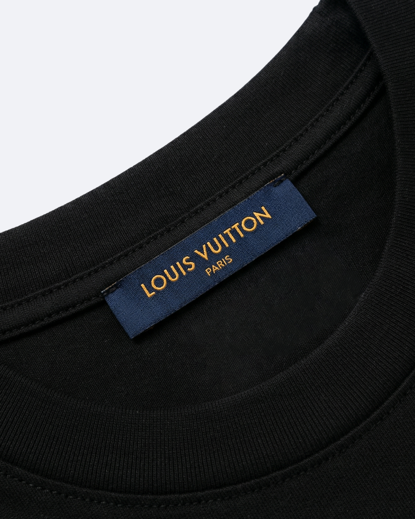 LVTN - Marque Logo Embroidery T-Shirt - Black