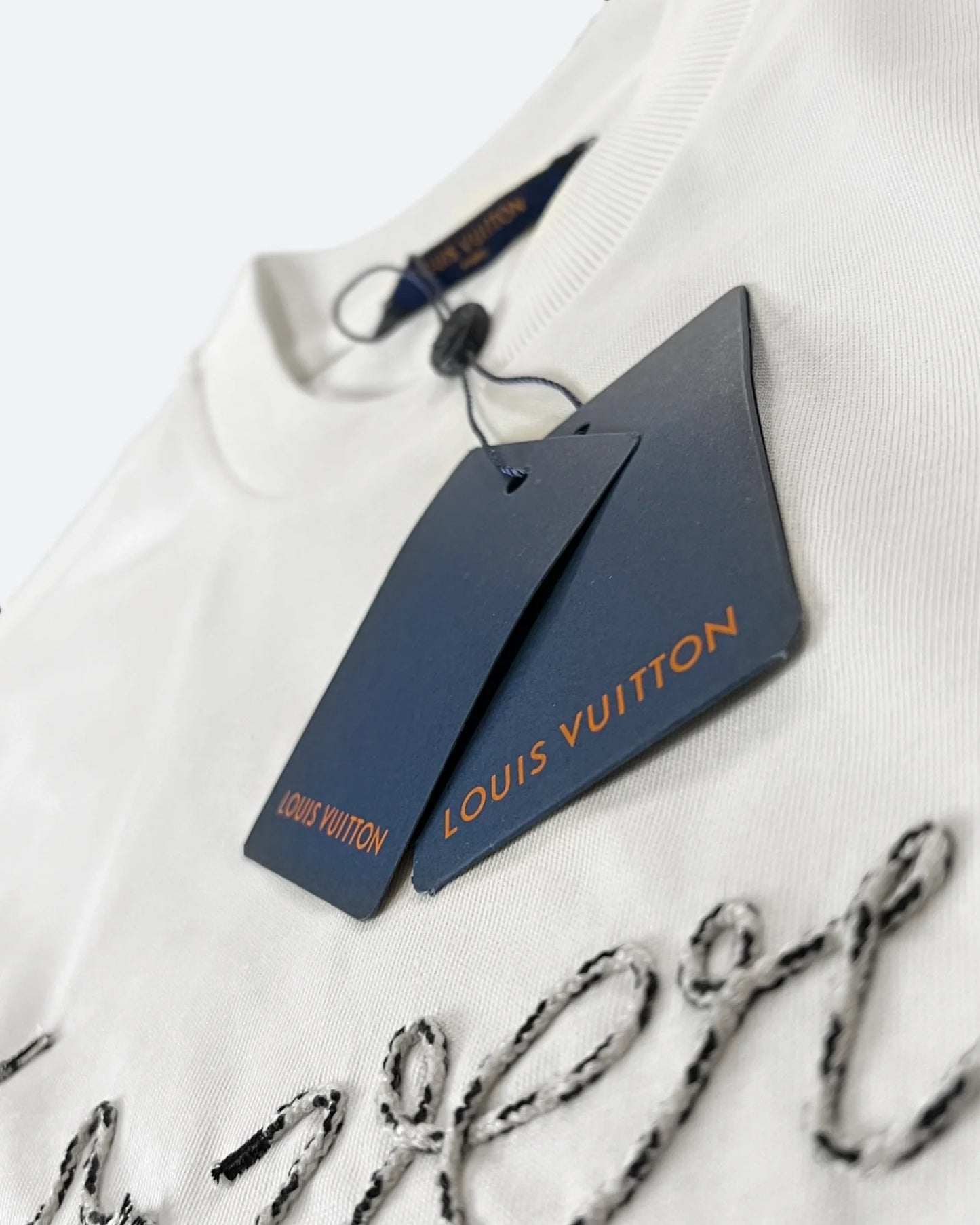 Louis Vuitton - Lovers Embroidery T-Shirt - White