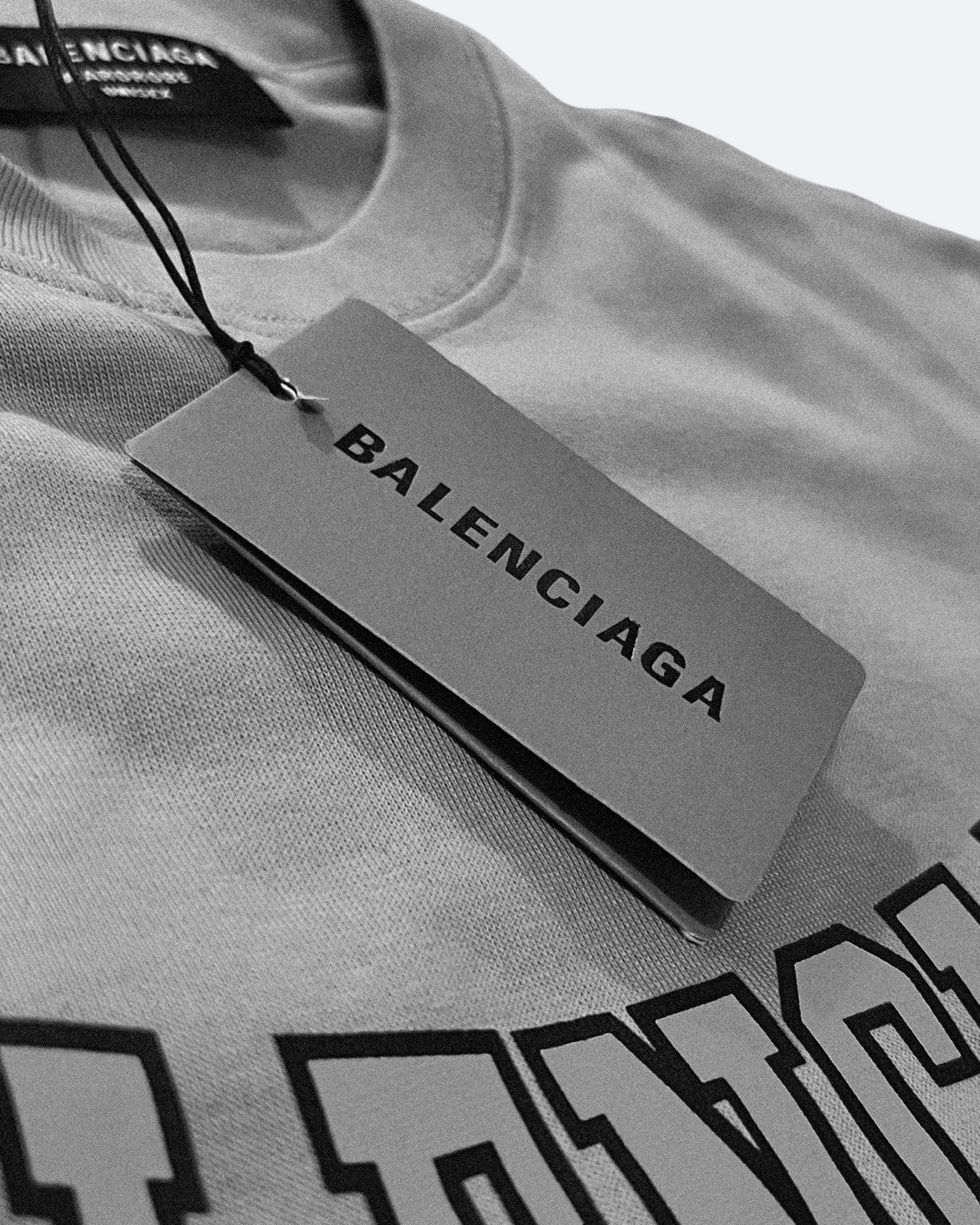Balenciaga - Boxing Logo T-Shirt - Gray