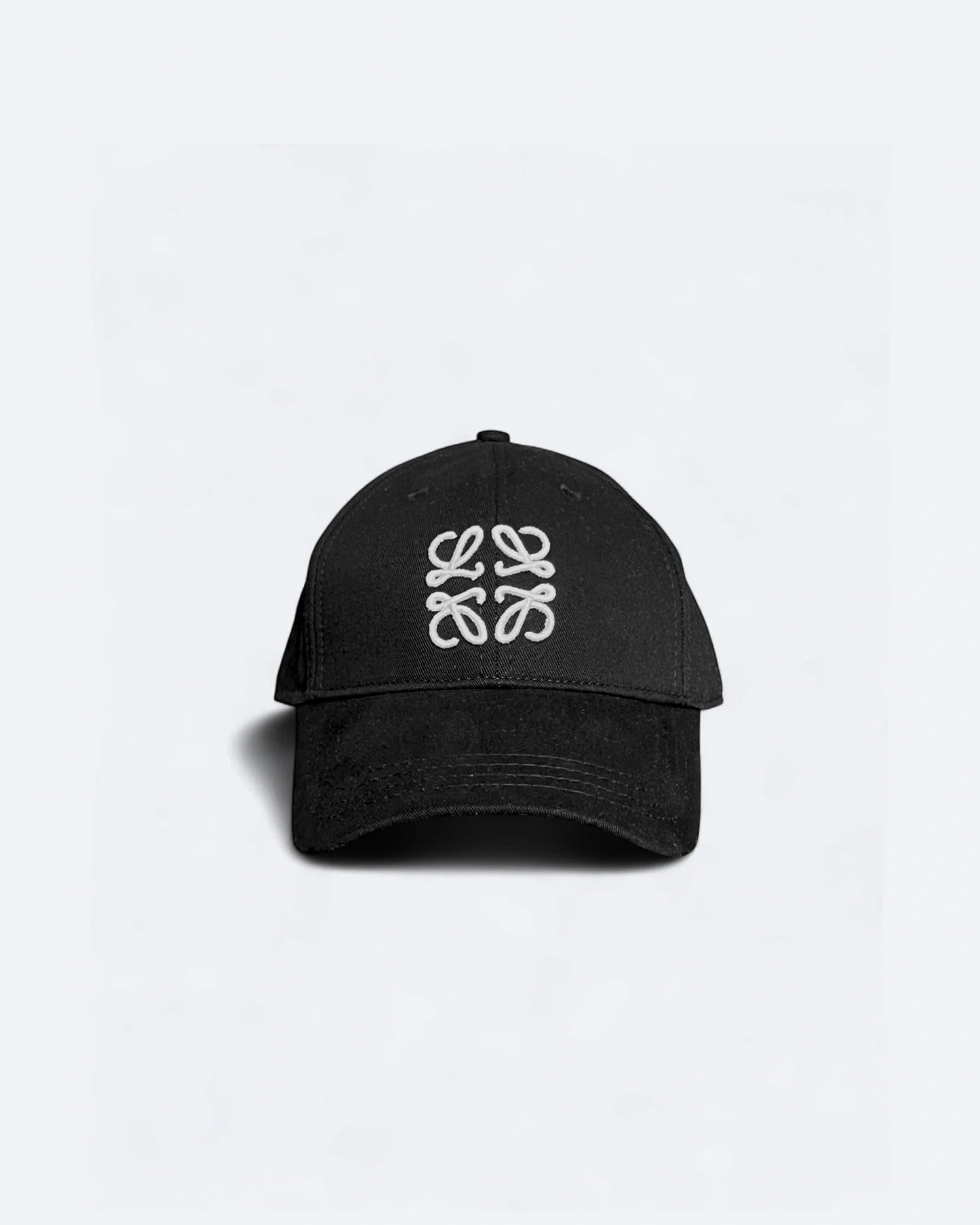 Loewe - White Logo Embroidery Cap - Black