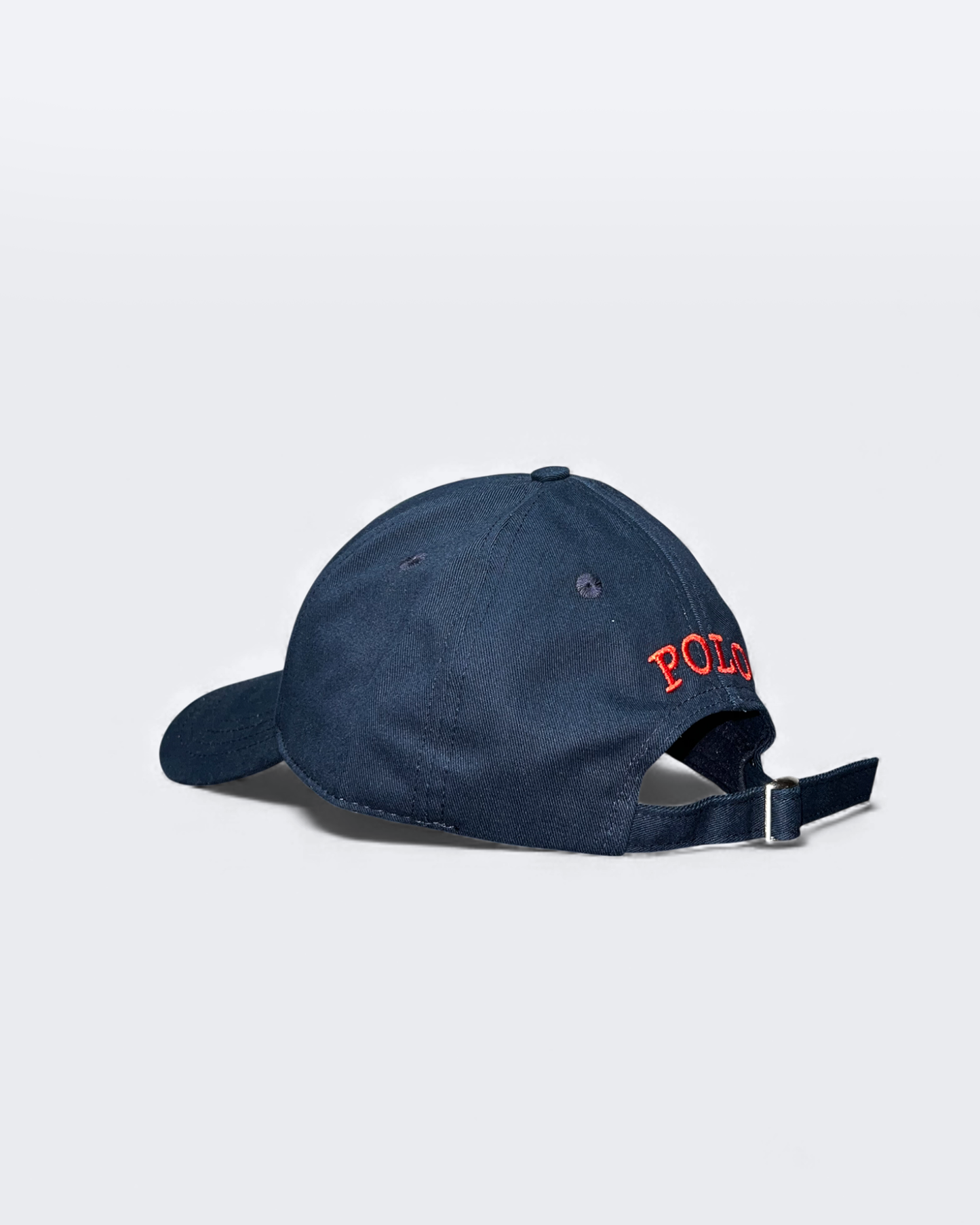 Ralph Lauren – Čepice s červeným logem – Tmavě modrá