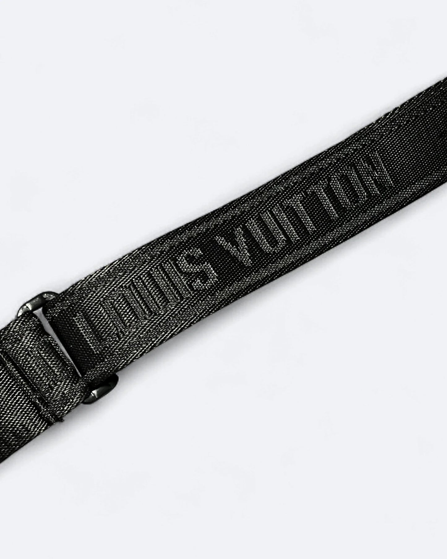 LVTN - Leather Mini Messenger Bag - Black