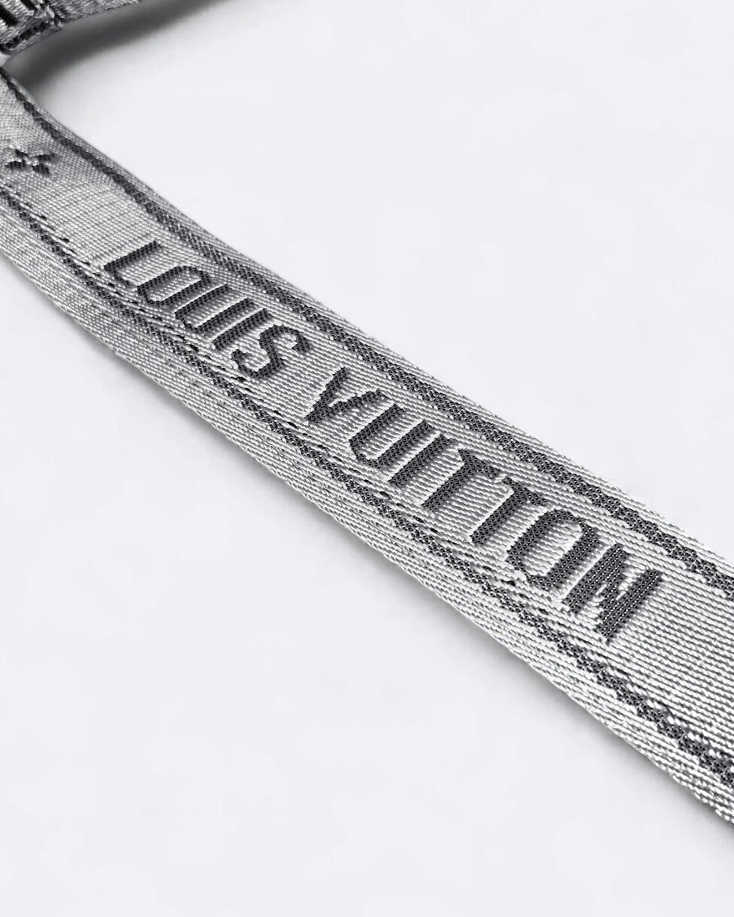 LVTN - Leather Mini Messenger Bag - Light Gray