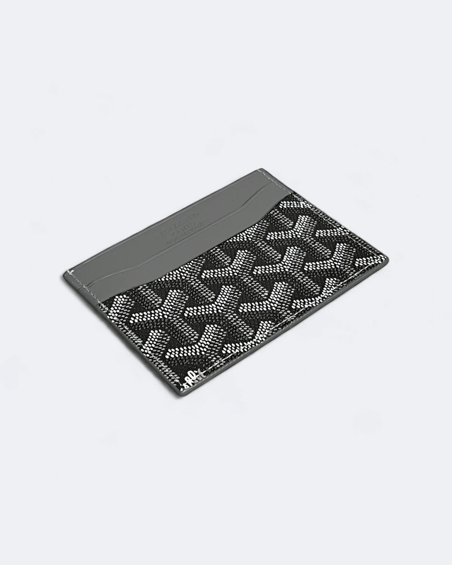 Goyard Pattern Cardholder - Light Gray