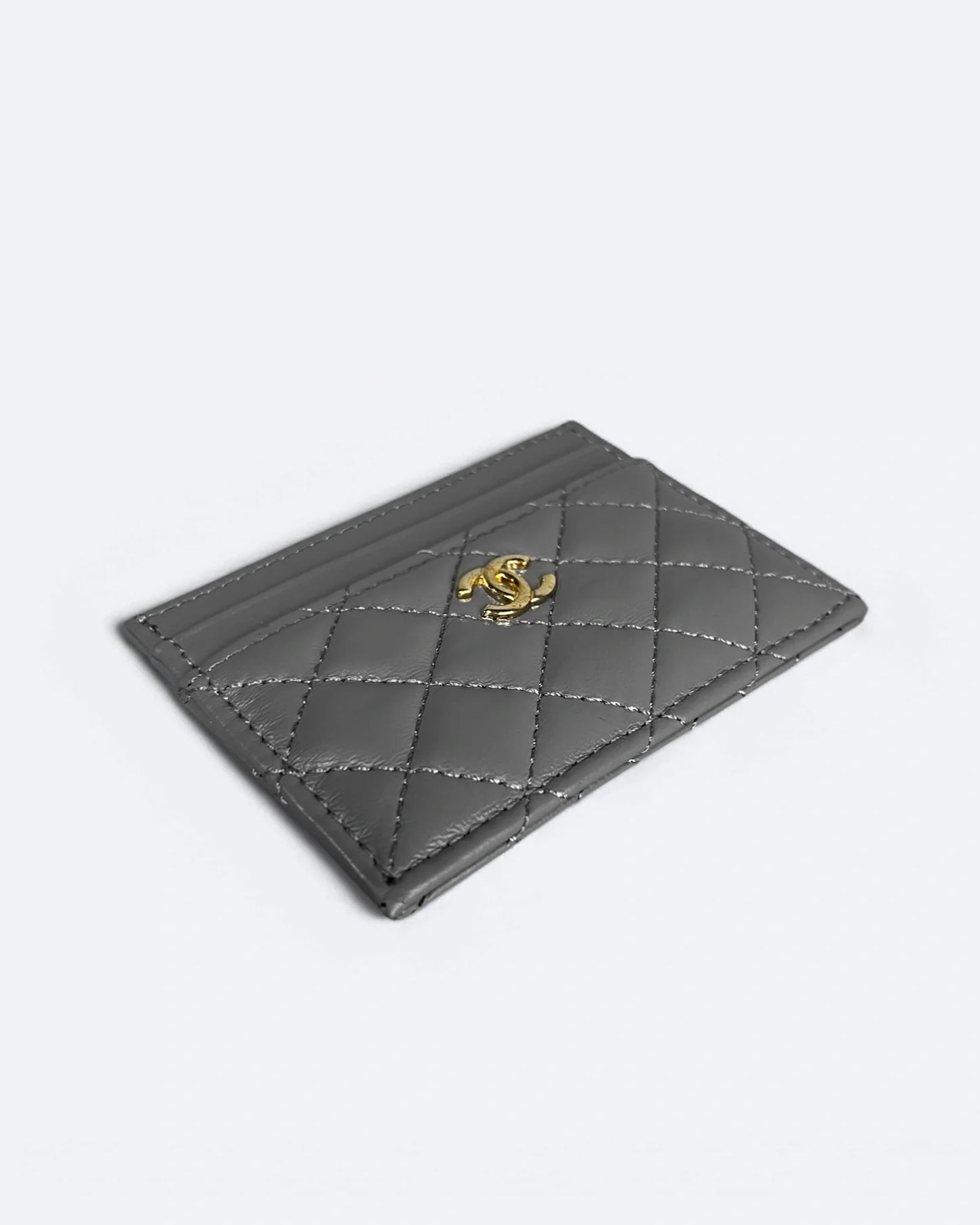 Chanel - Puffy Cardholder - Gray