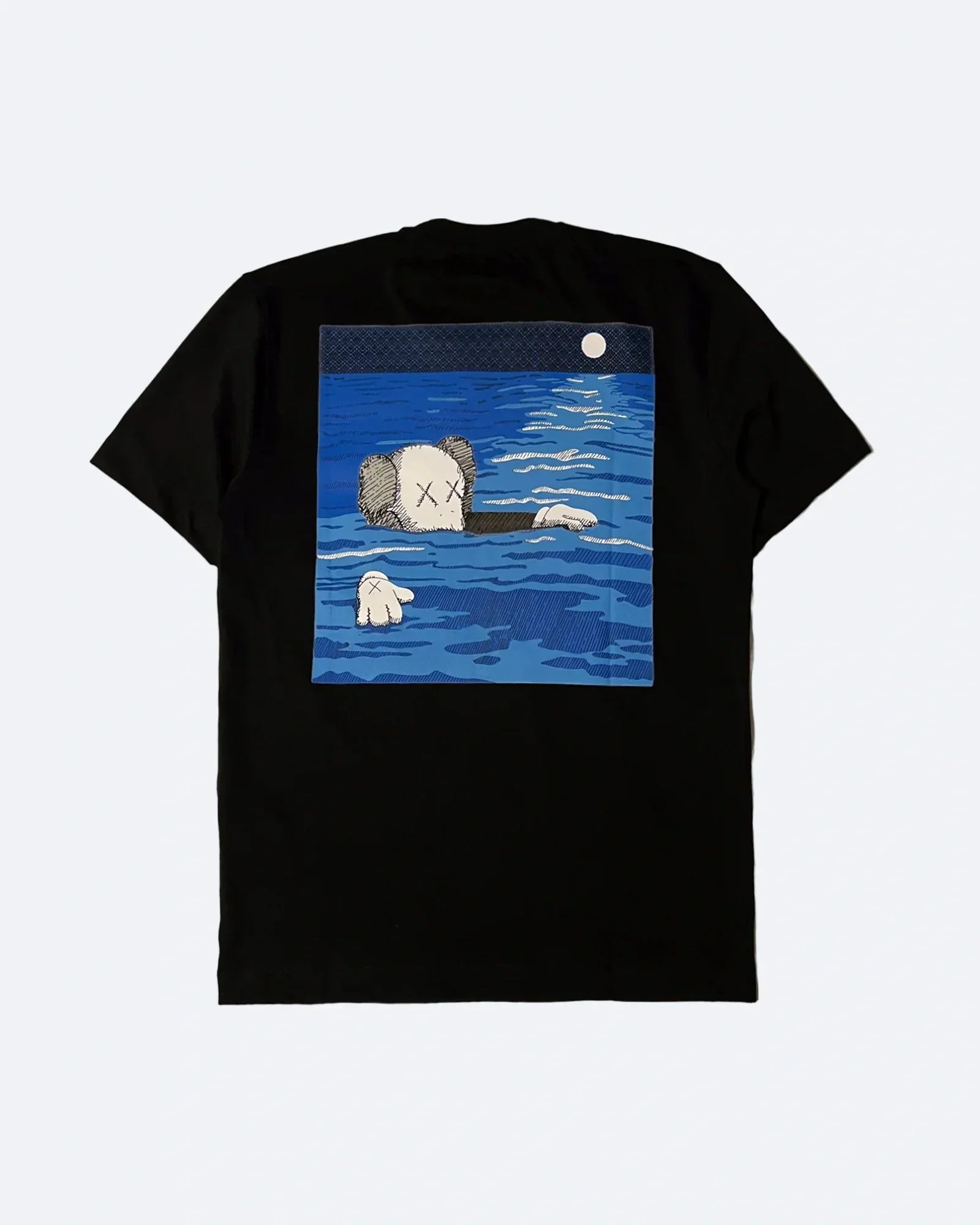 Off-White - Drowning KAWS tričko - černé