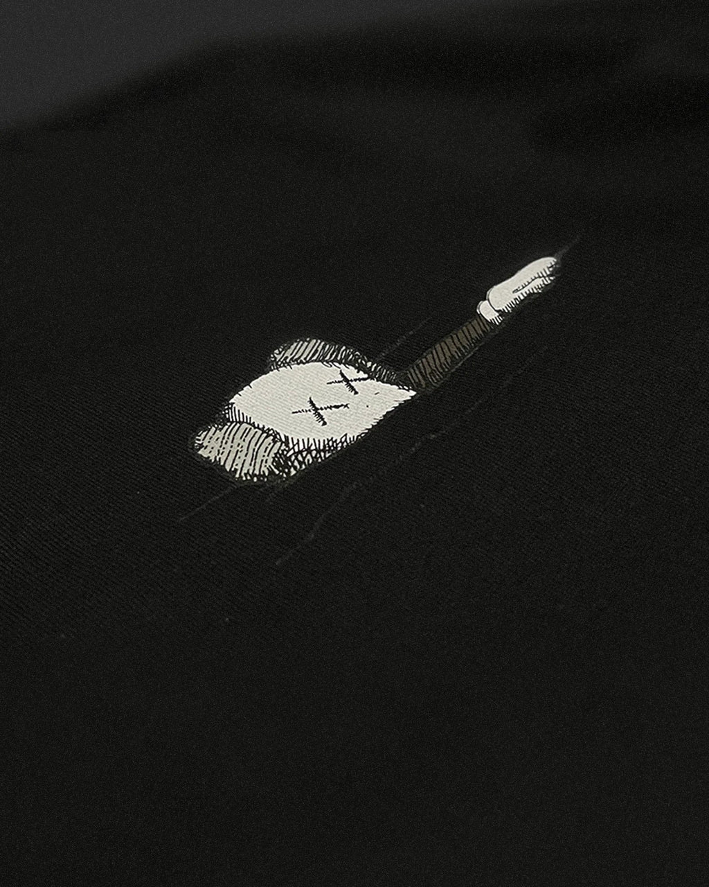 Off-White - Drowning KAWS tričko - černé
