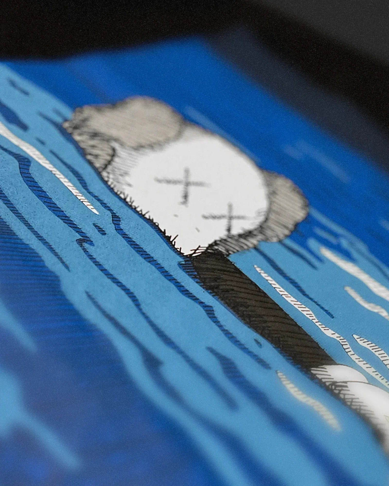 Off-White - Drowning KAWS tričko - černé