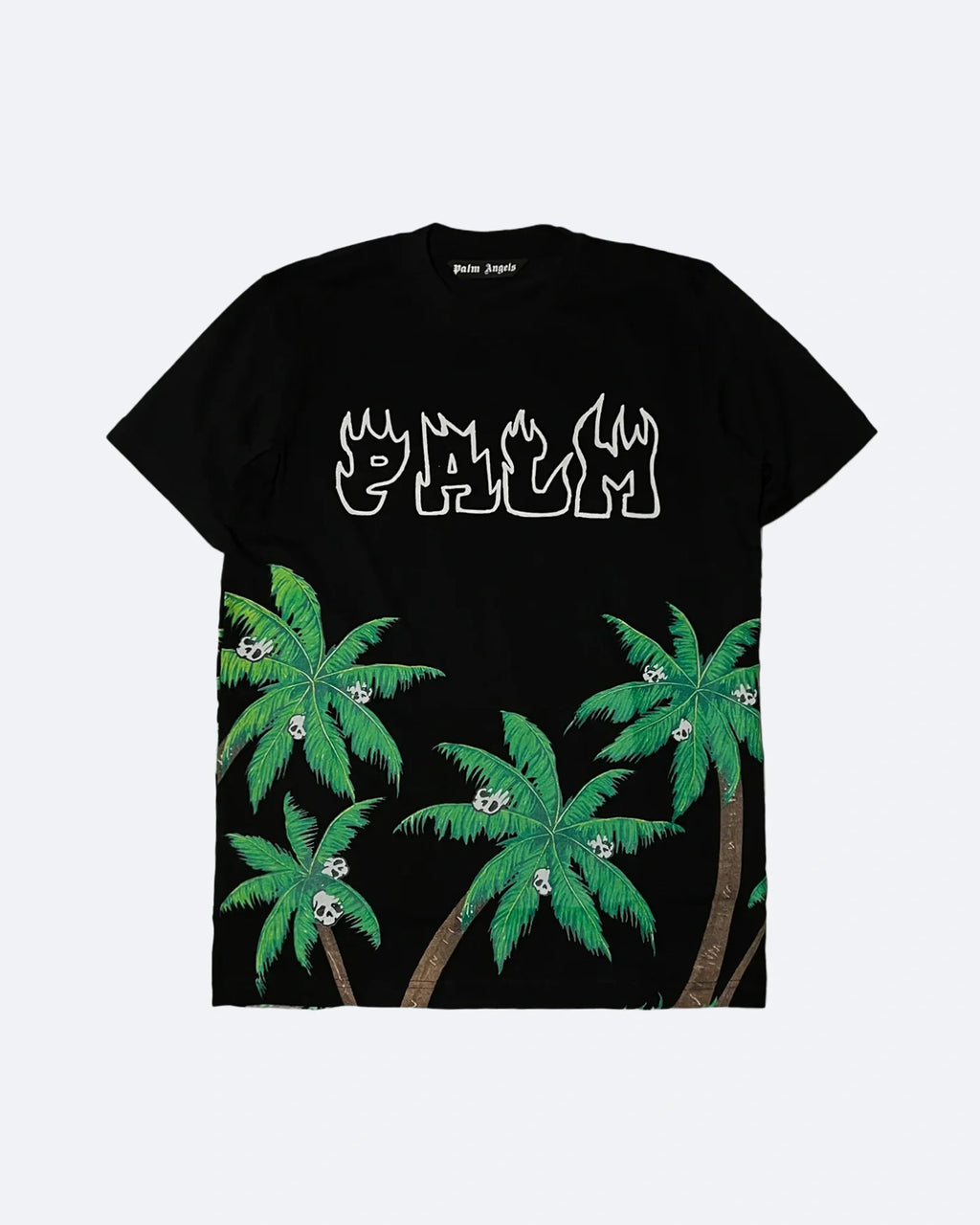 Palm Angels – Vintage tričko Palms & Skulls – černé