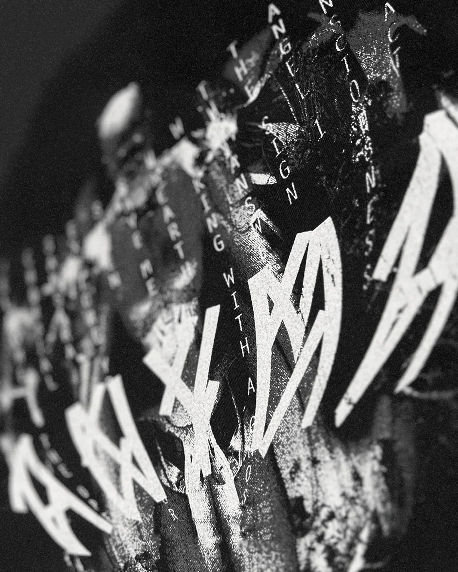 44 Label Group x Anyma - Tričko s grafikou - černé