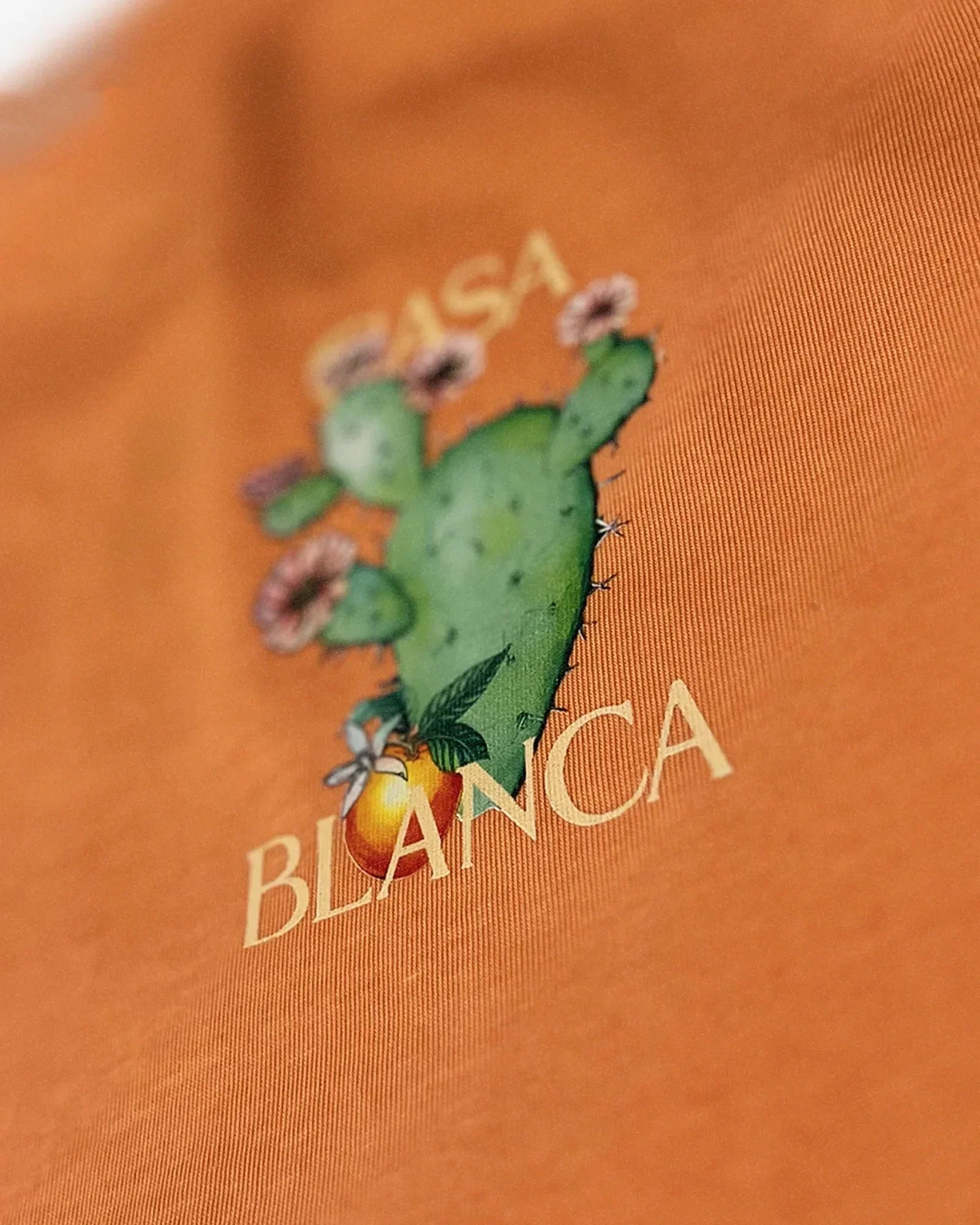 Casablanca – Kaktus a pomeranč tričko – Oranžová