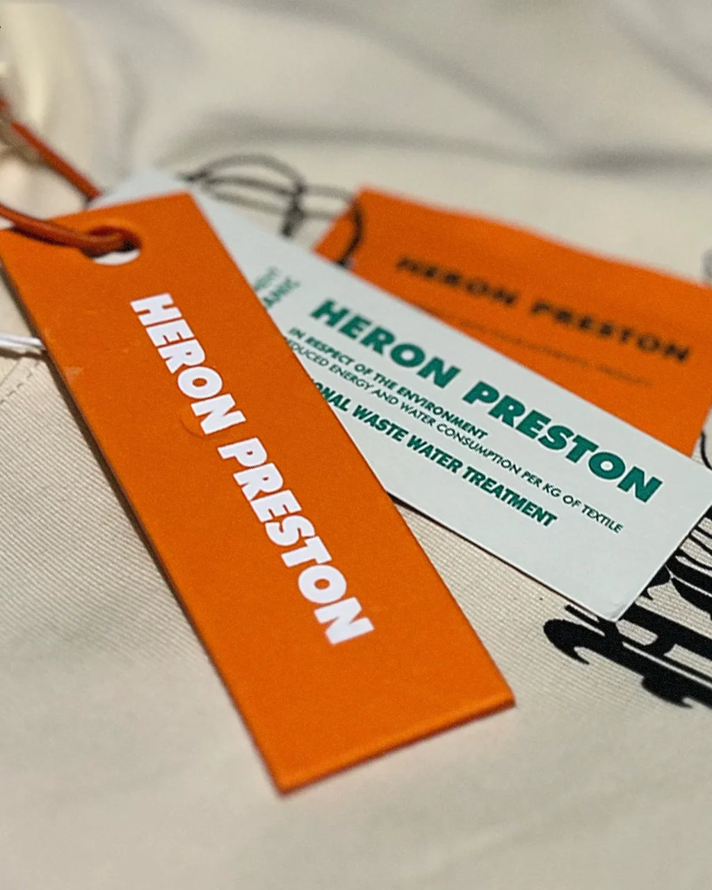 Heron Preston - Tričko Bodybuilder - krémové