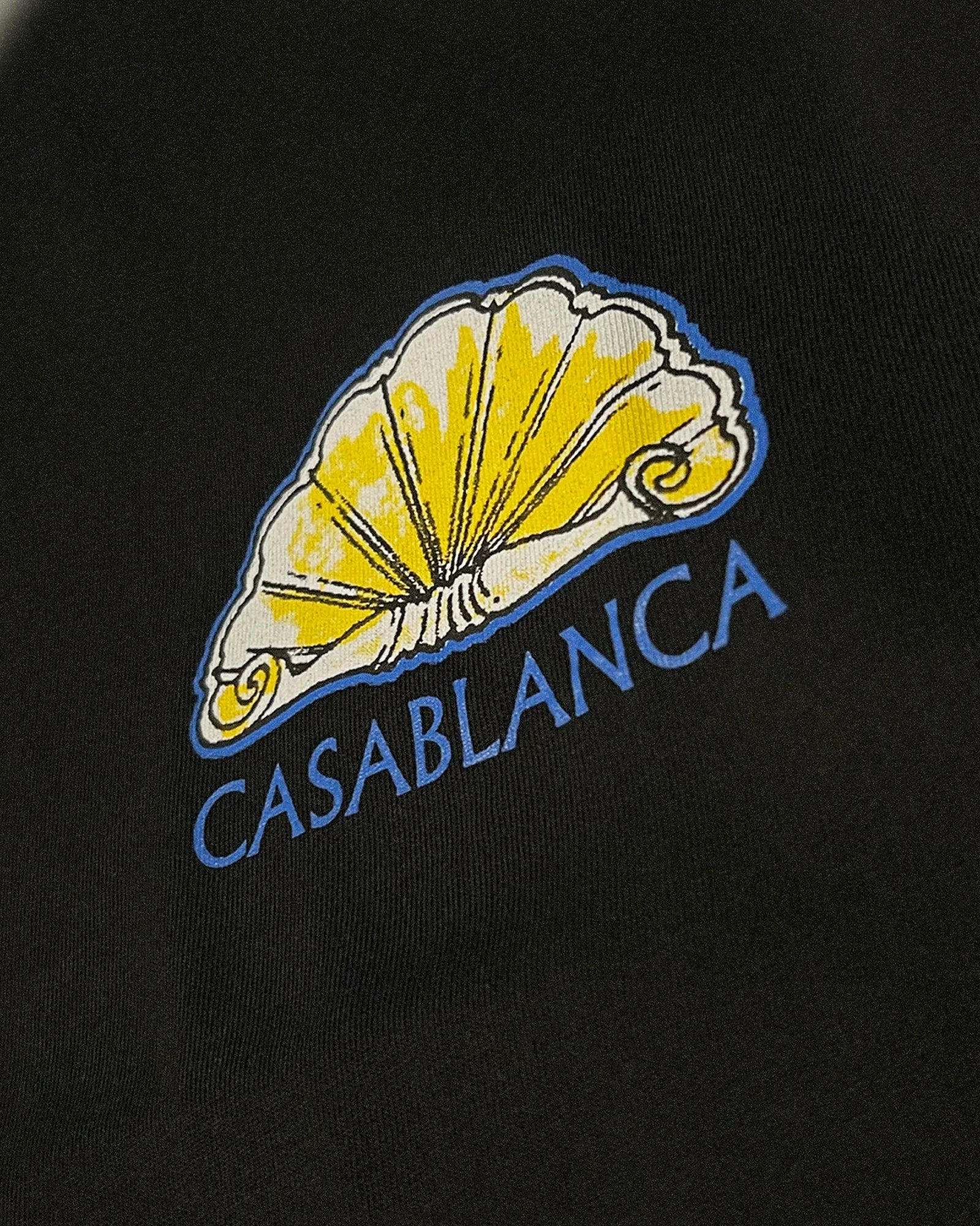 Casablanca – Tričko s potiskem mušlí – černé