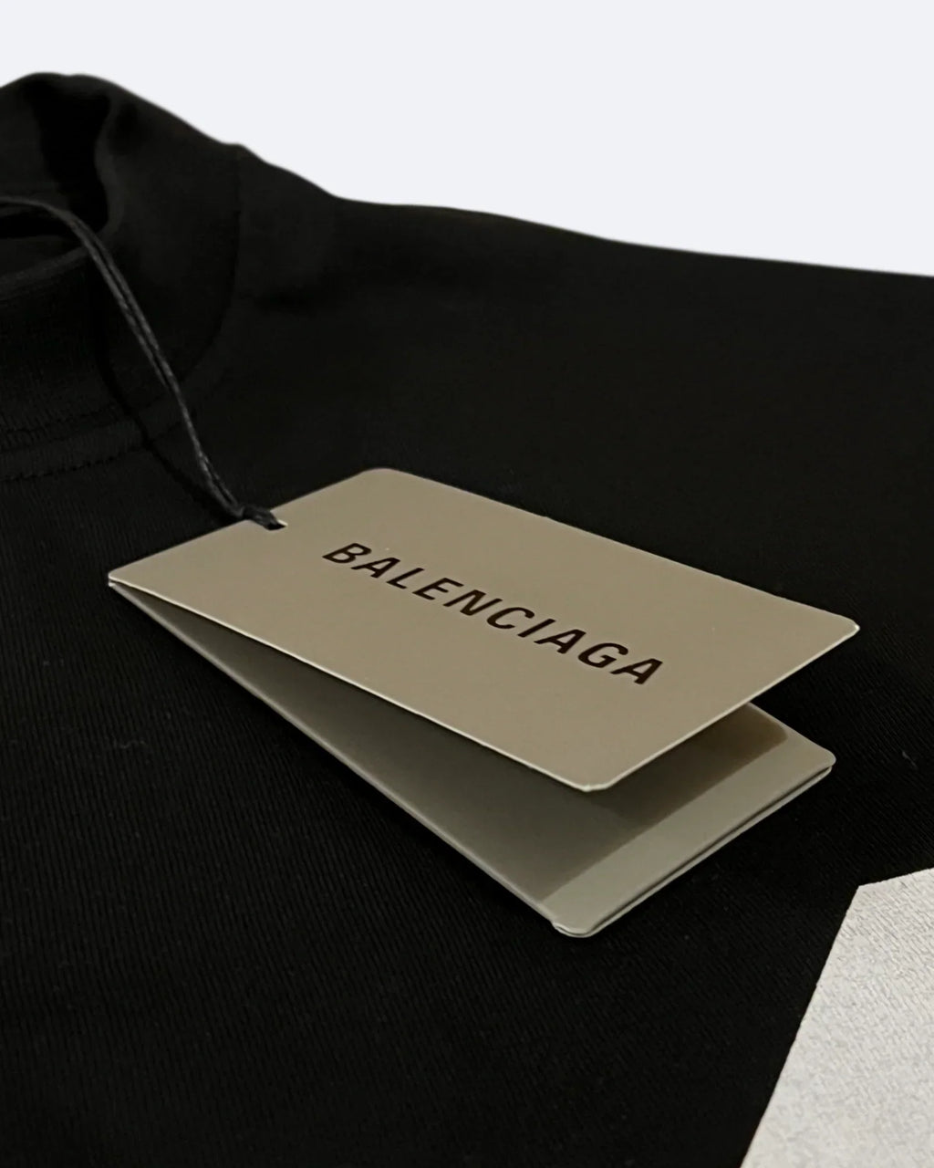 Balenciaga – Tričko s potiskem Tise – Černé