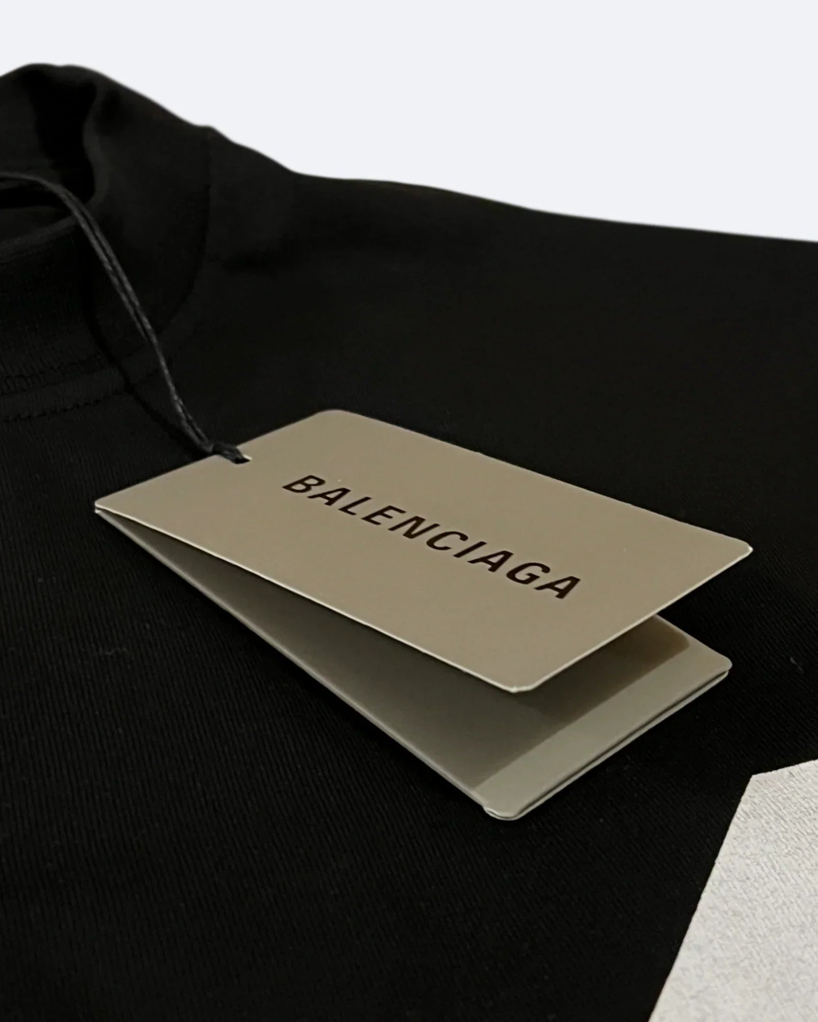 Balenciaga – Tričko s potiskem Tise – Černé