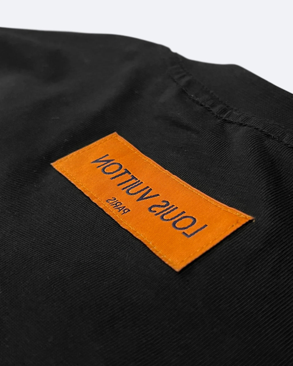 Louis Vuitton - 3D Monogram Embroidery Tričko - Černá