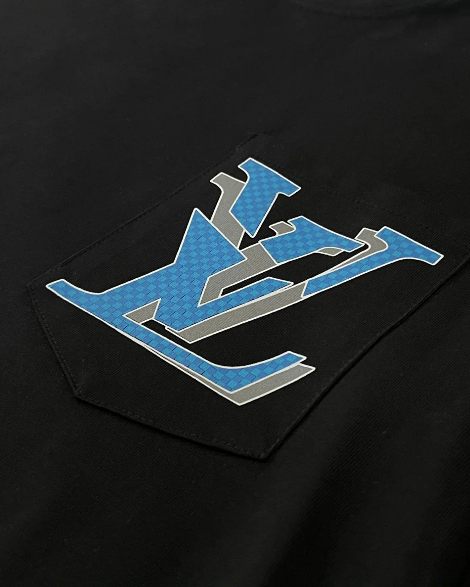 Louis Vuitton - Tričko Multi Logo Graphic - Černé