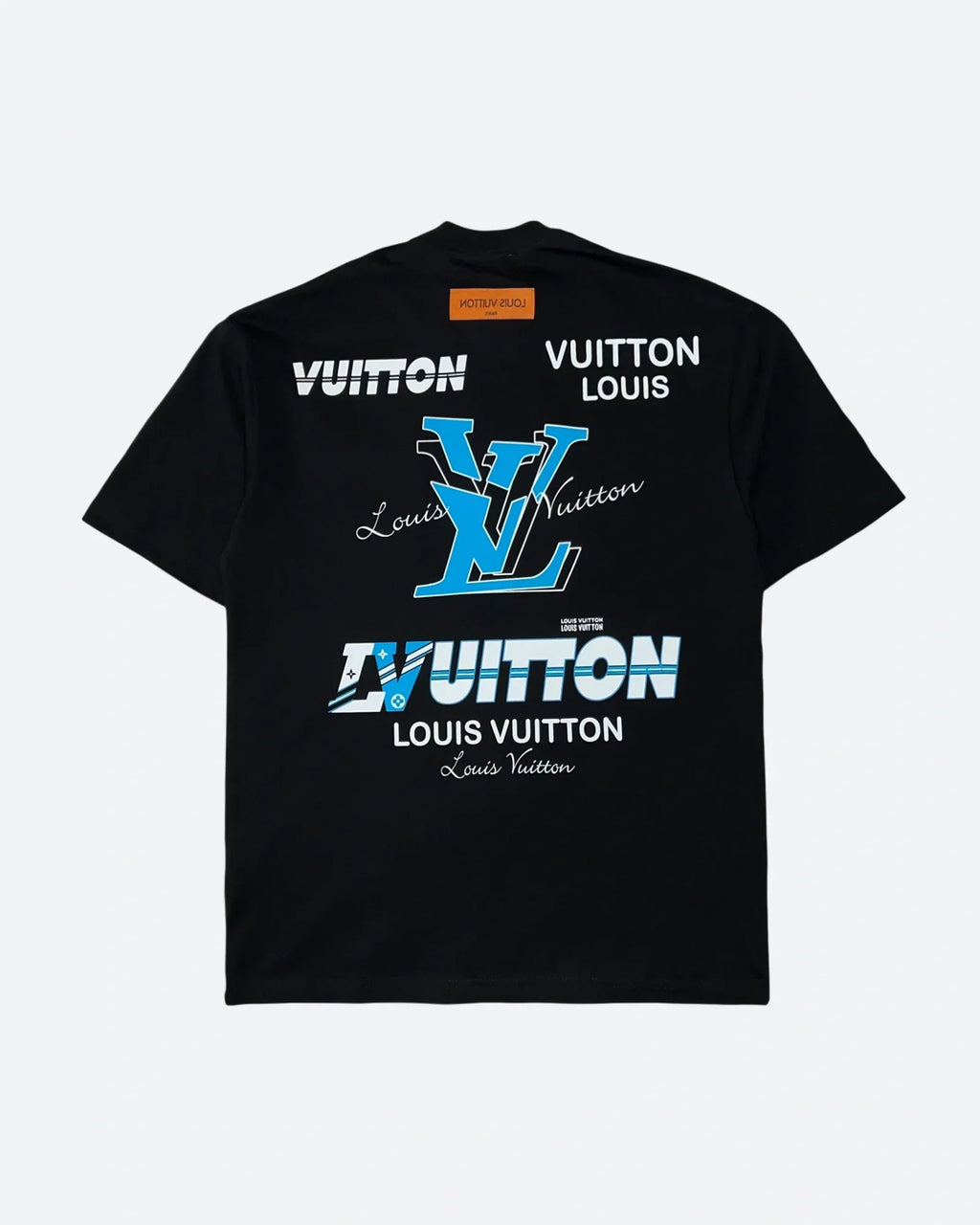 Louis Vuitton - Tričko Multi Logo Graphic - Černé