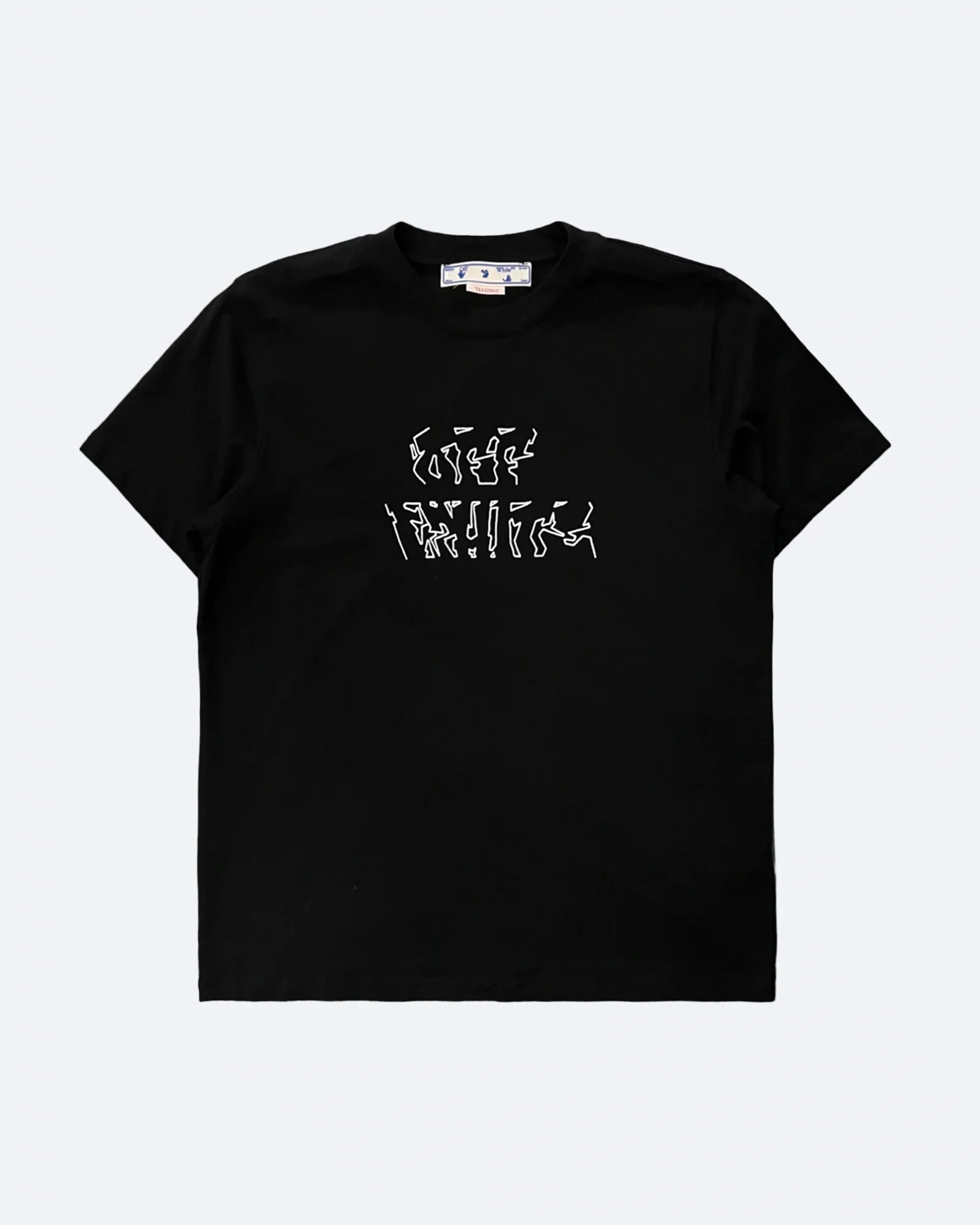 Off-White – tričko Abstract Logo – černé
