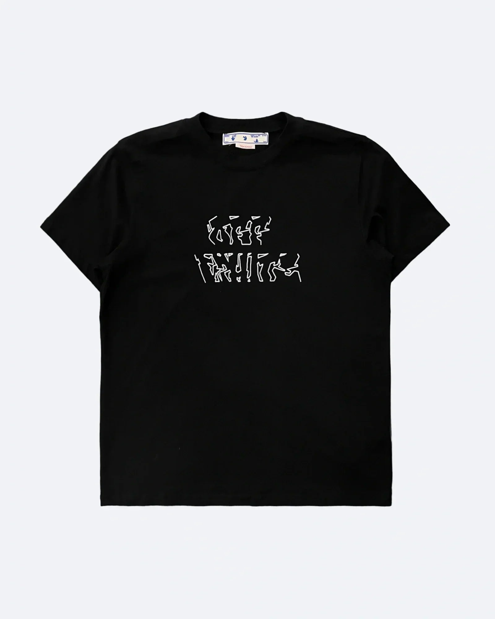 Off-White – tričko Abstract Logo – černé