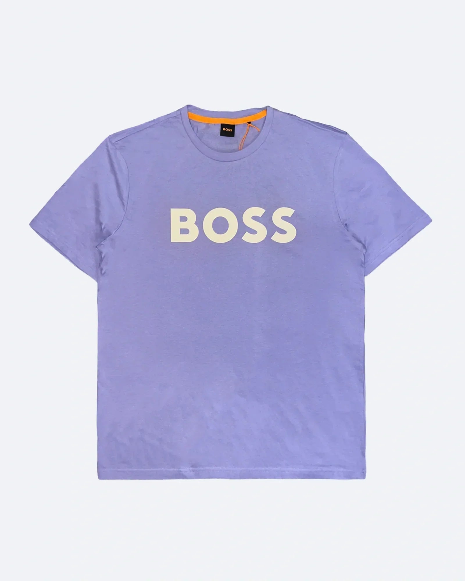 BOSS - Tričko s potiskem loga - Fialová