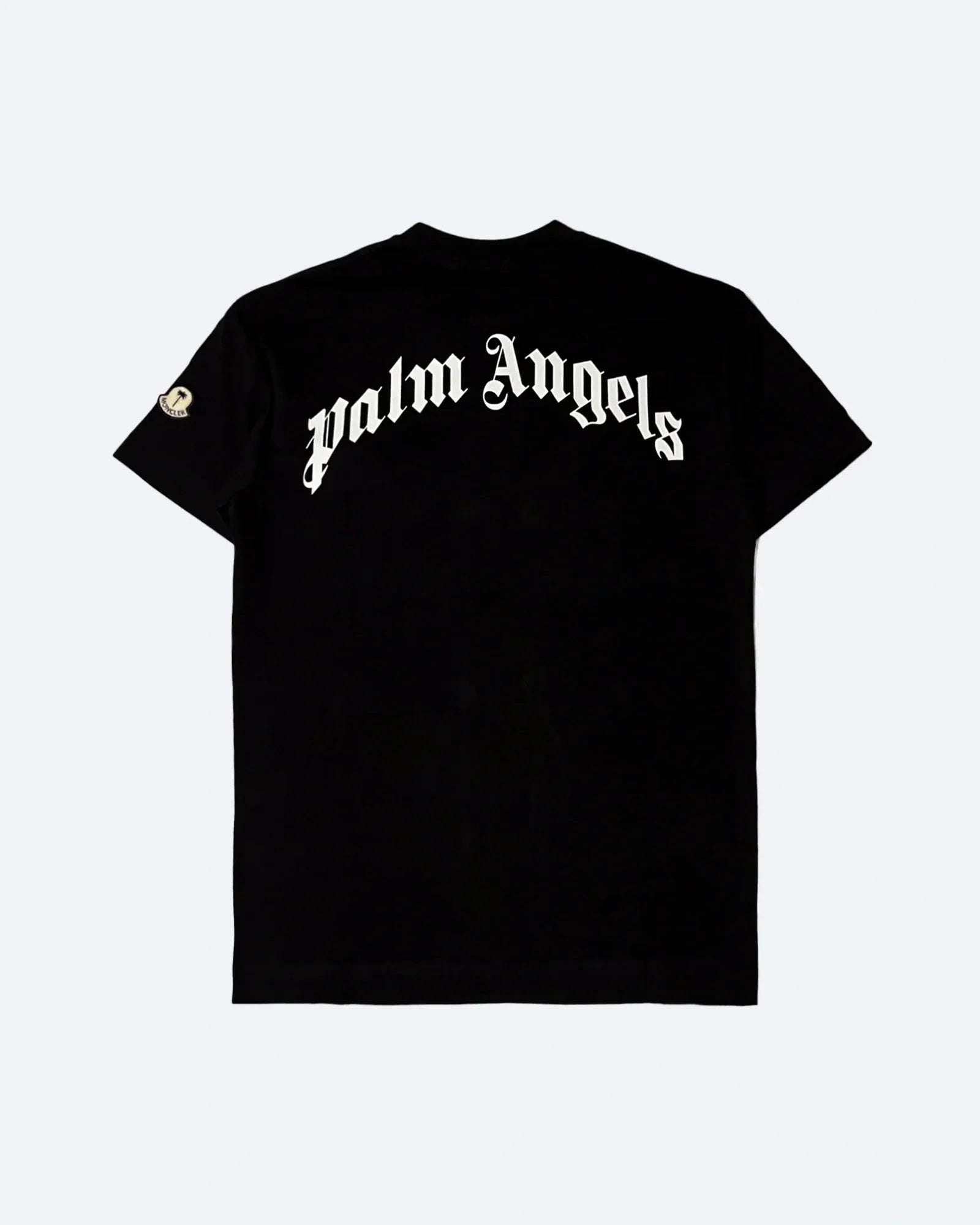 Tričko Moncler x Palm Angels s motivem medvěda – černé