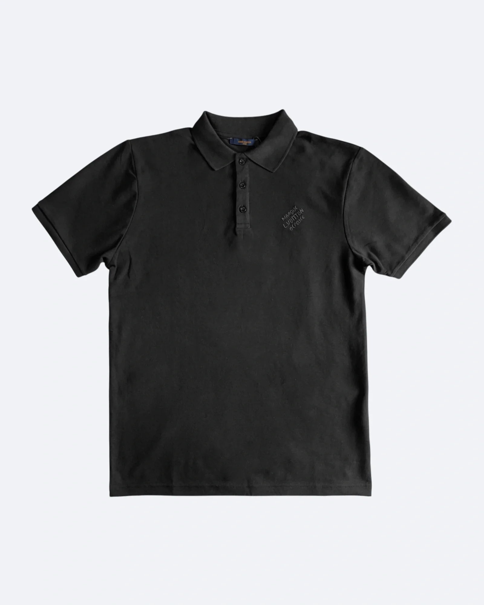 Louis Vuitton – značkové polo tričko Louis Vuitton – černé