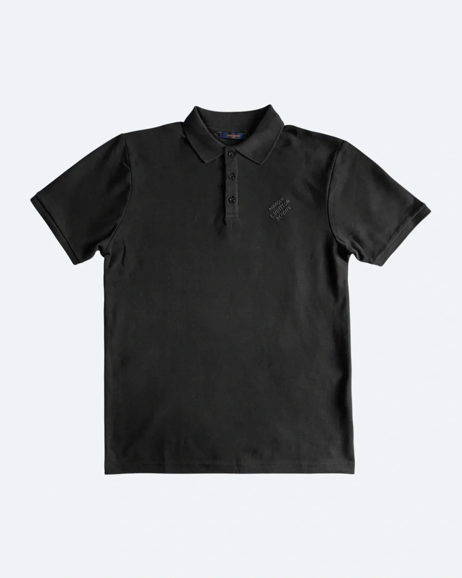 Louis Vuitton – značkové polo tričko Louis Vuitton – černé
