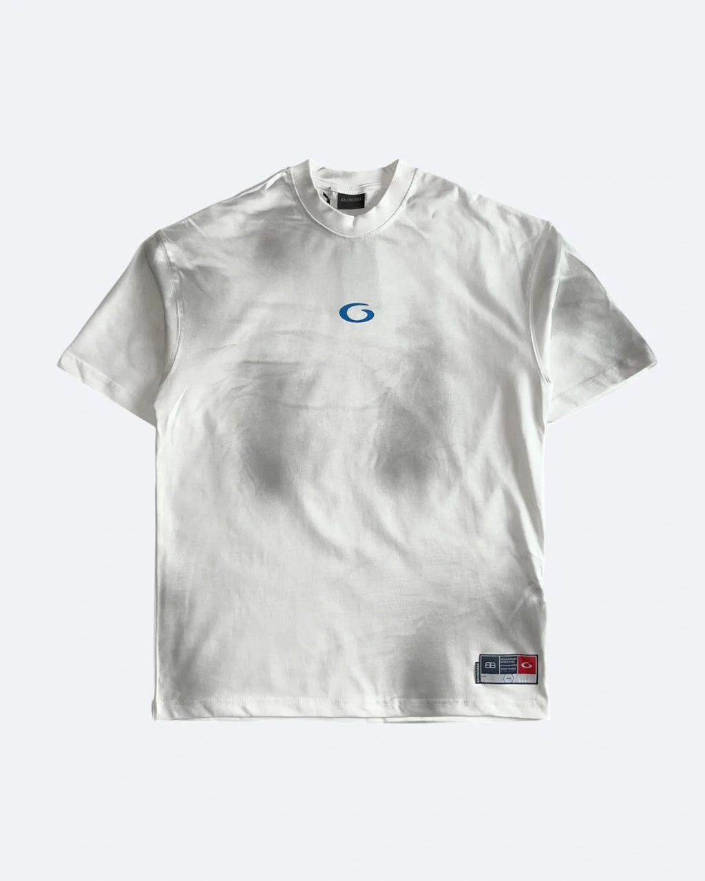 Balenciaga - tričko G Logo College - špinavě bílá