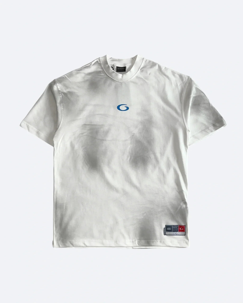 Balenciaga - tričko G Logo College - špinavě bílá