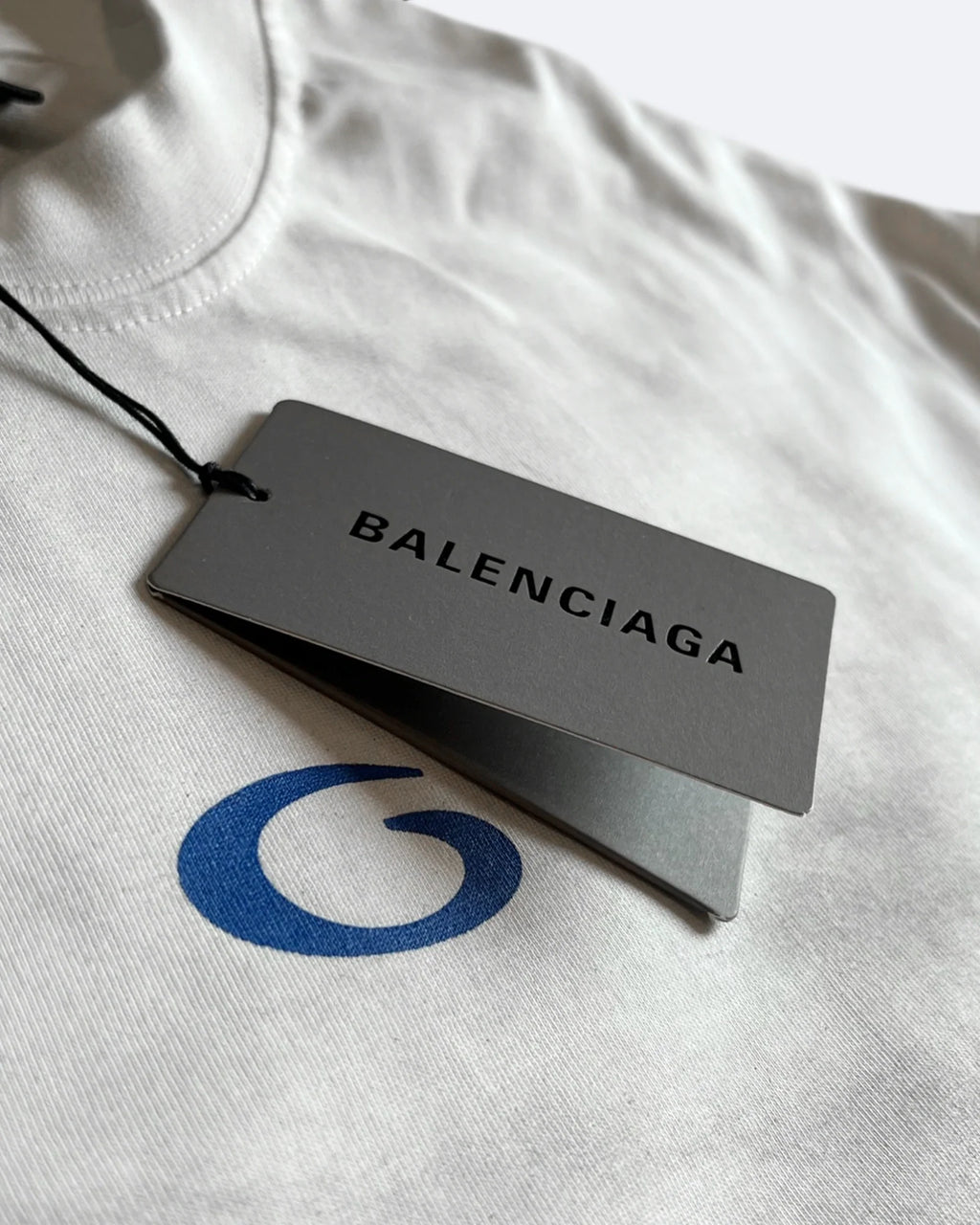 Balenciaga - tričko G Logo College - špinavě bílá