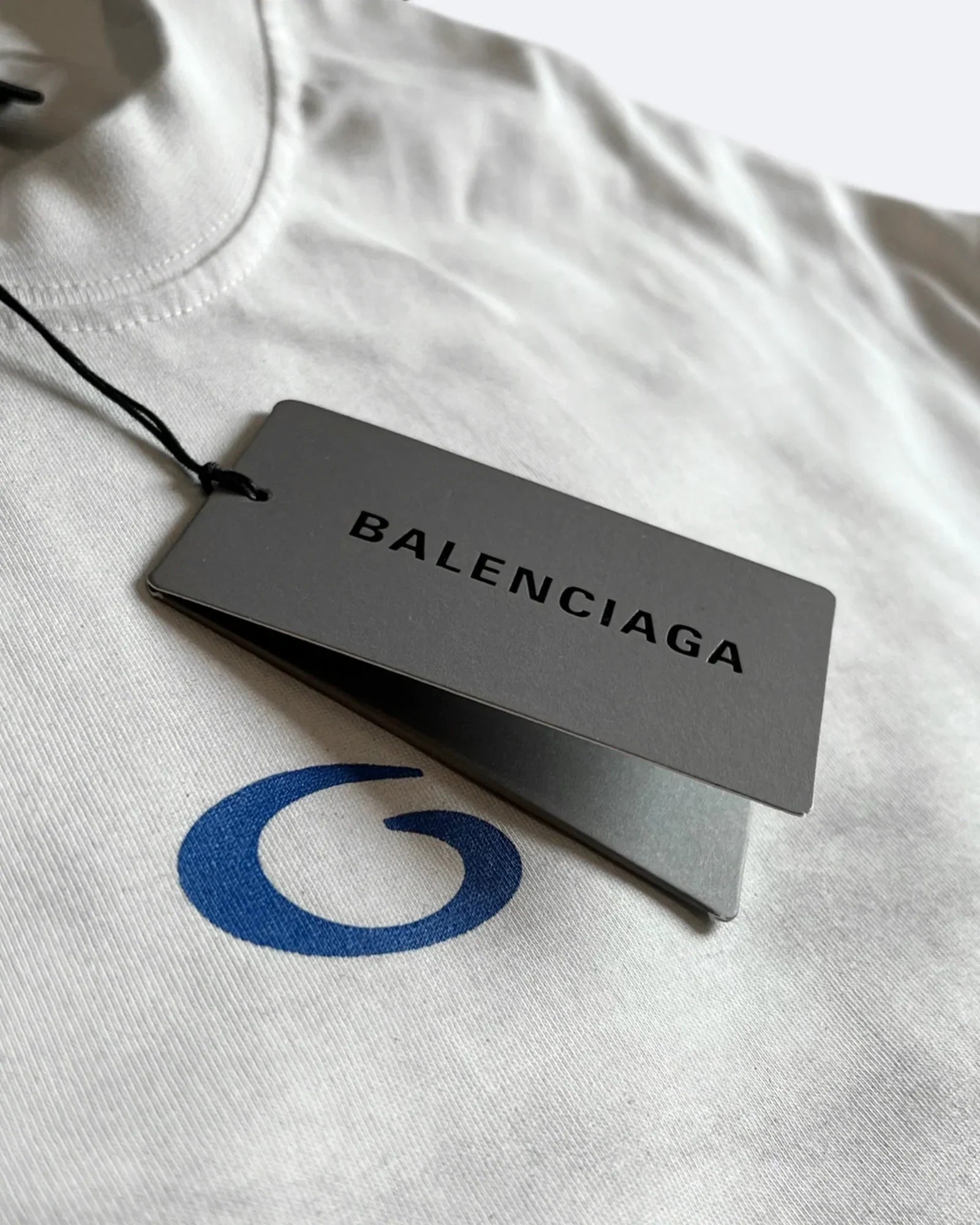 Balenciaga - tričko G Logo College - špinavě bílá