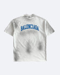 Balenciaga - tričko G Logo College - špinavě bílá