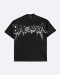 Balenciaga – tričko Drip Logo Eye – černé