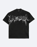 Balenciaga – tričko Drip Logo Eye – černé