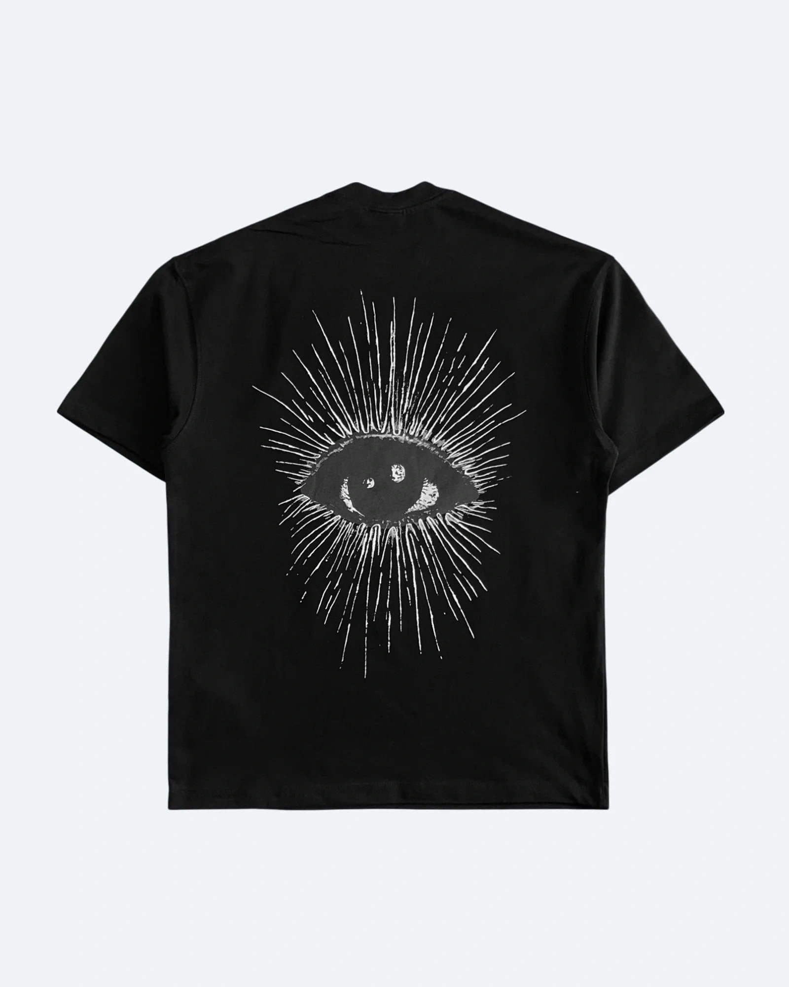 Balenciaga – tričko Drip Logo Eye – černé