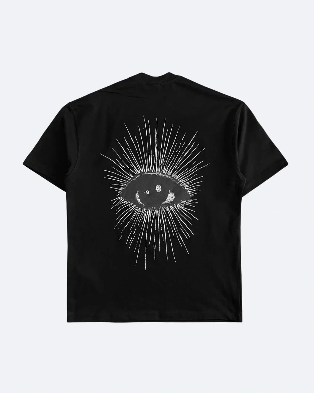 Balenciaga – tričko Drip Logo Eye – černé