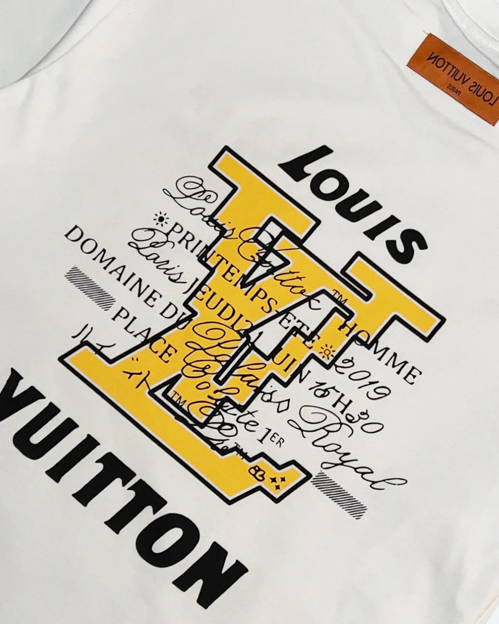 Louis Vuitton – tričko s logem LV Pixel Monogram – bílé