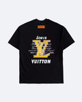 Louis Vuitton - Tričko s logem LV Pixel Monogram – černé