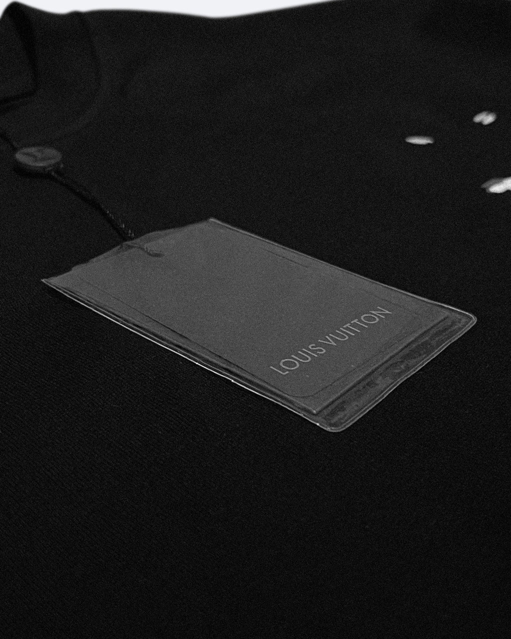 Louis Vuitton - Tričko s graffiti logem LV Circle - černé