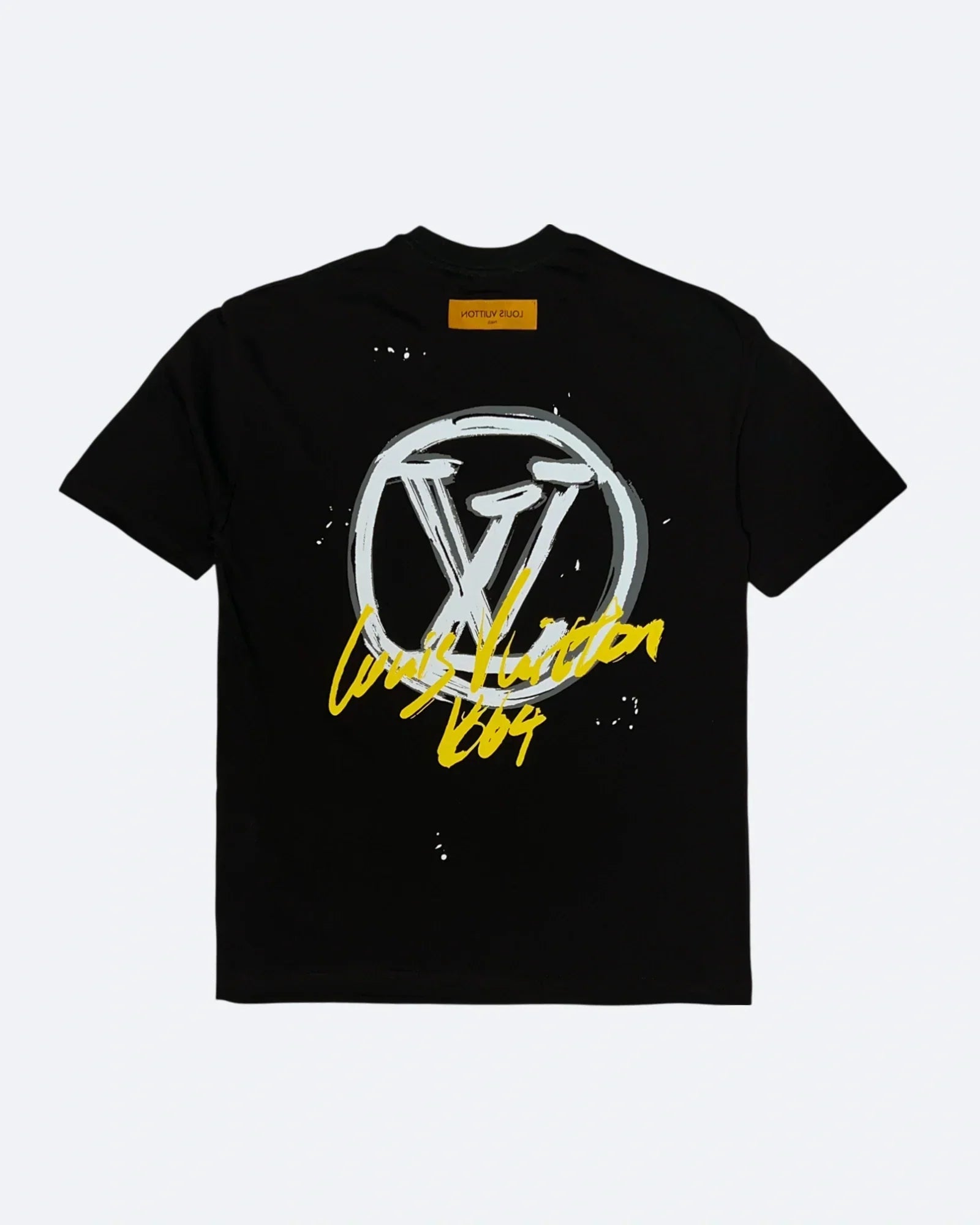 Louis Vuitton - Tričko s graffiti logem LV Circle - černé