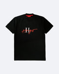 HUGO - Tričko Signature Hugo - Černé