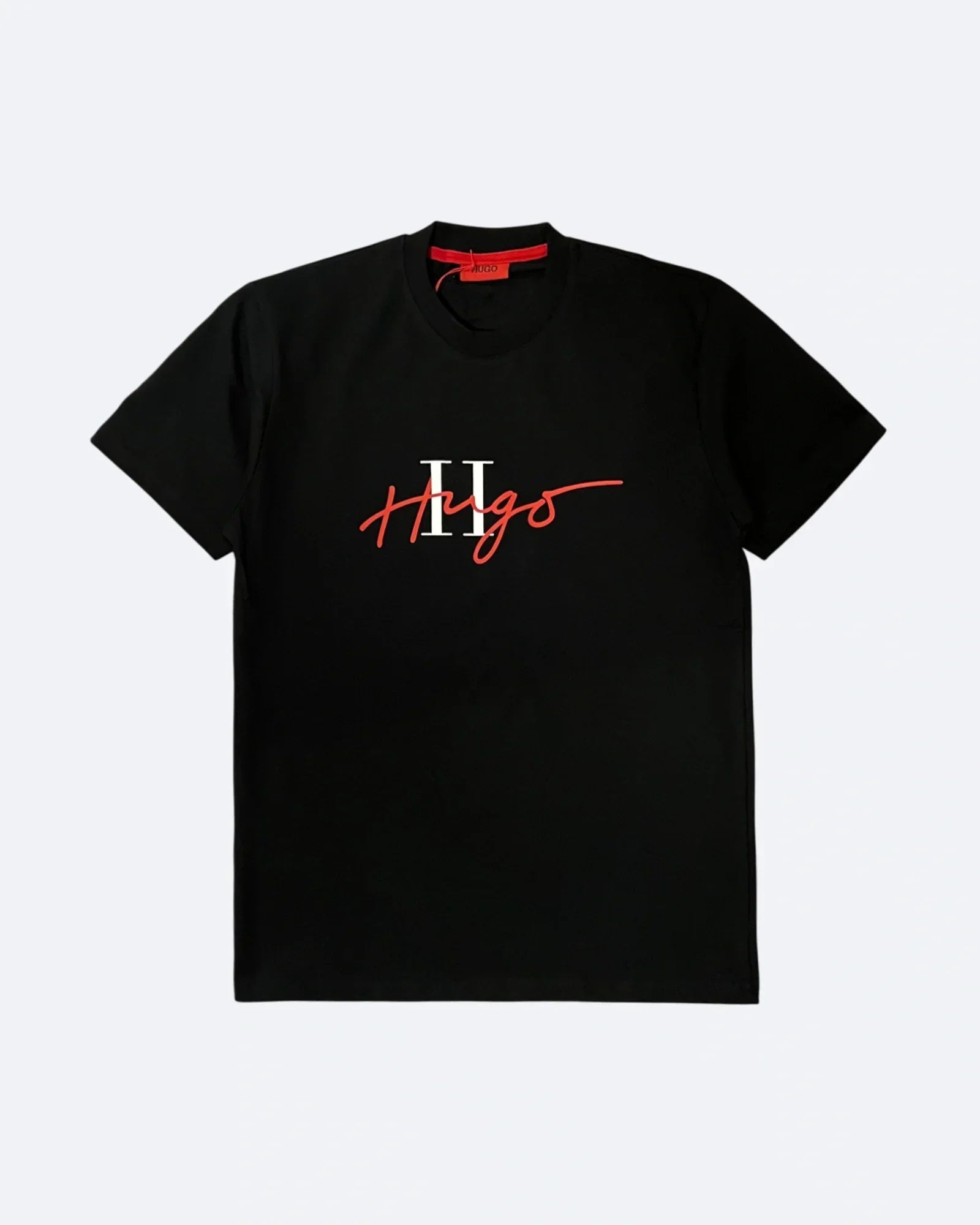 HUGO - Tričko Signature Hugo - Černé