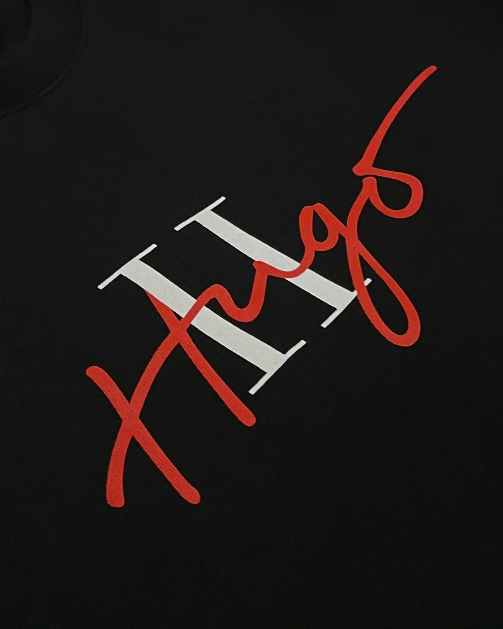 HUGO - Tričko Signature Hugo - Černé
