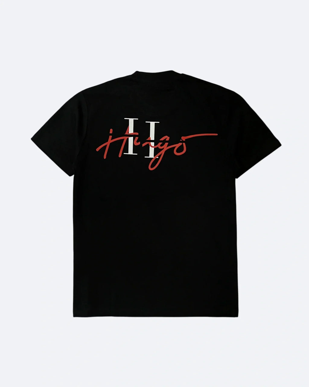 HUGO - Tričko Signature Hugo - Černé