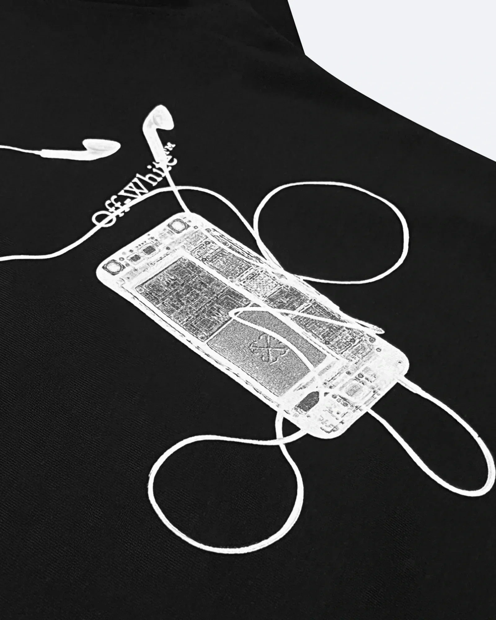 Off-White – tričko X-Ray Arrow – černé