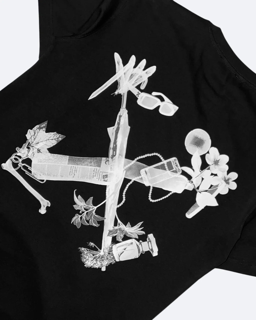 Off-White – tričko X-Ray Arrow – černé